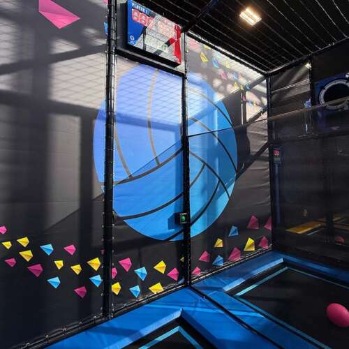 Cage Ball trampoline park Woop Graz ELI Play