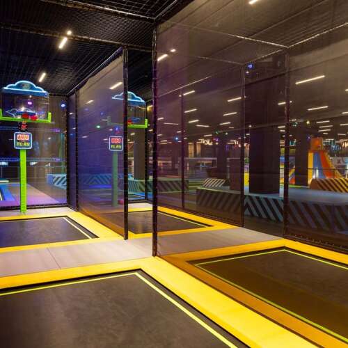 Interactive basket game trampoline park ELI Play