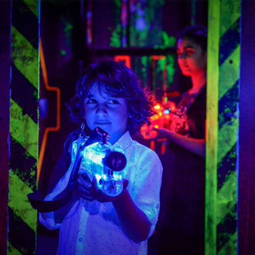 Laser game for children indoor playgrounds