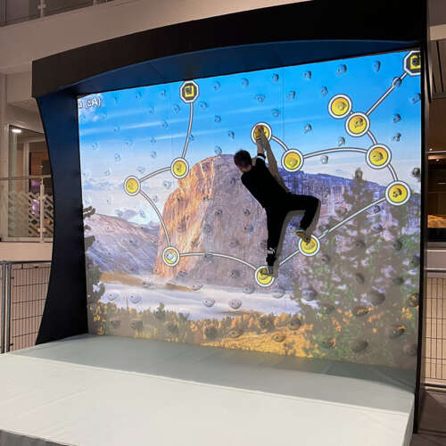Valo Climb interactive climbing wall made by ELI Play