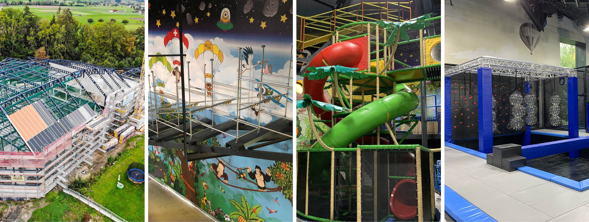 Installation Kiddy Dome Swiss family center