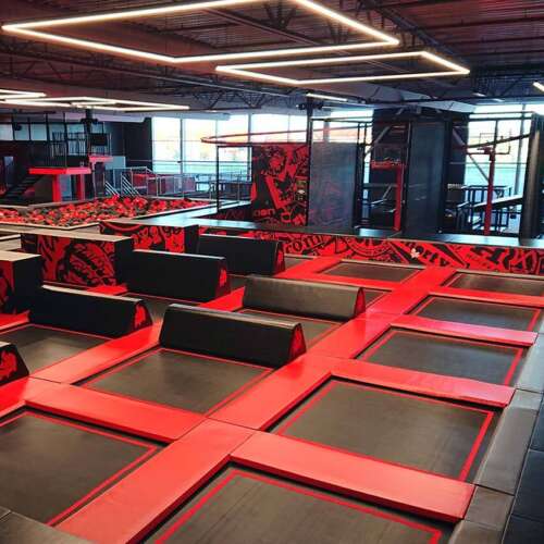 Trampoline park Kristianstad installed by ELI Play