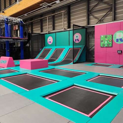 Trampoline park La Ruche Fribowling Made by ELI Play